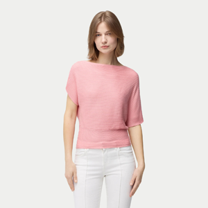 Short Dolman Sleeve Cashmere Sweater